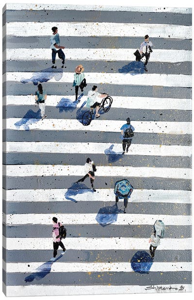 People Canvas Art Print - Bogdan Shiptenko