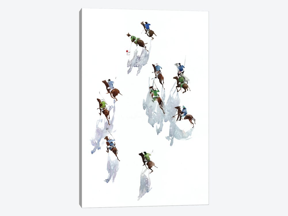 Polo Players by Bogdan Shiptenko 1-piece Canvas Artwork