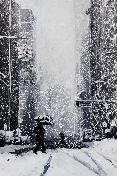 Snowy New York