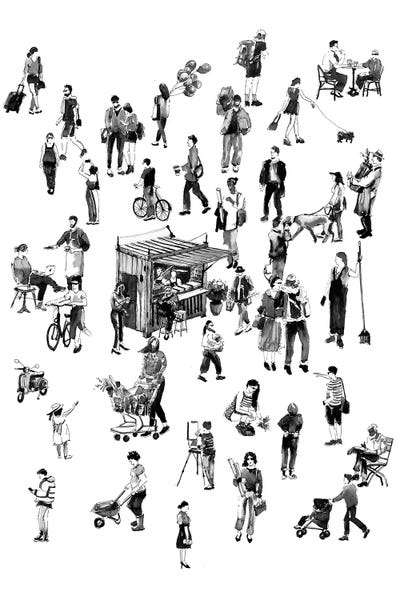 Strolls In The City: Urban People by Bogdan Shiptenko