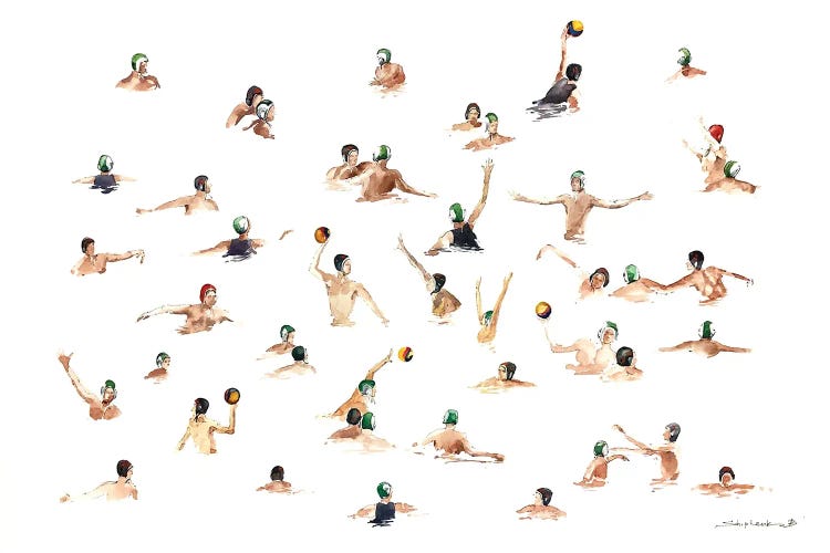 Water Polo by Bogdan Shiptenko canvas print