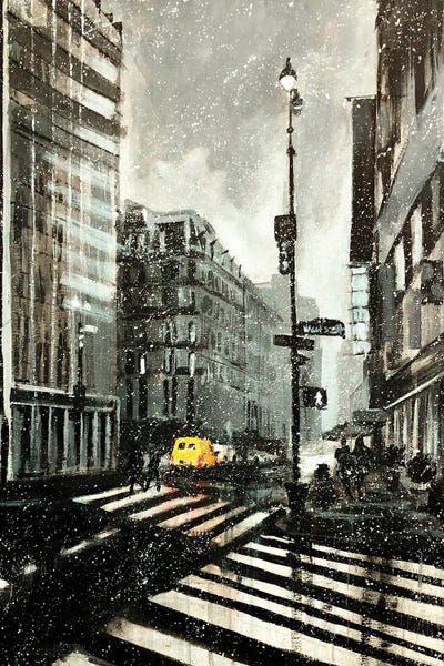 Fine Art Print: Winter New York by Bogdan Shiptenko
