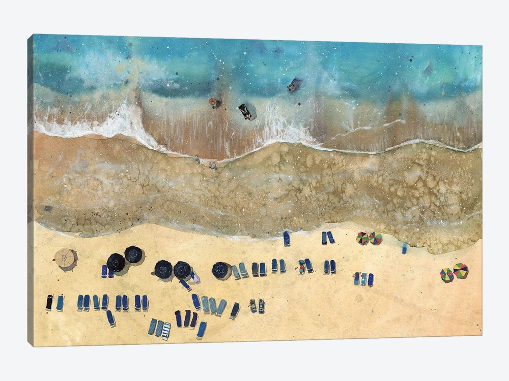 Virginia Beach by Bogdan Shiptenko 1-piece Canvas Art Print