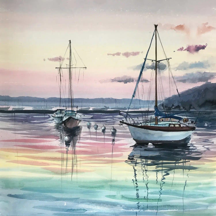 Sunset by Bogdan Shiptenko wall art