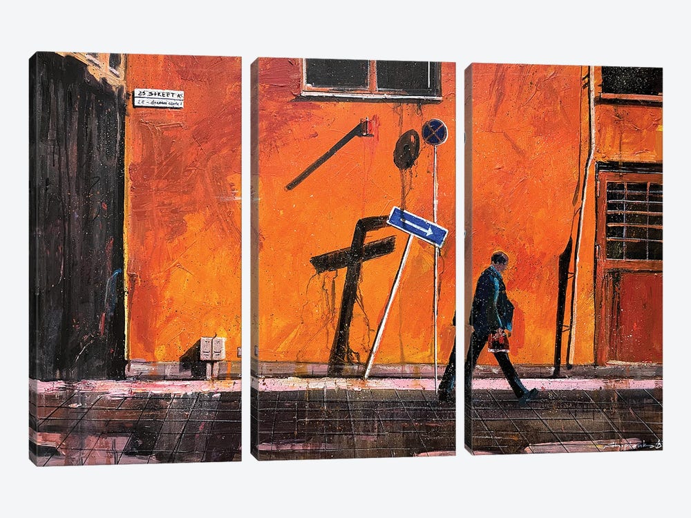 On The Way Home by Bogdan Shiptenko 3-piece Canvas Art Print
