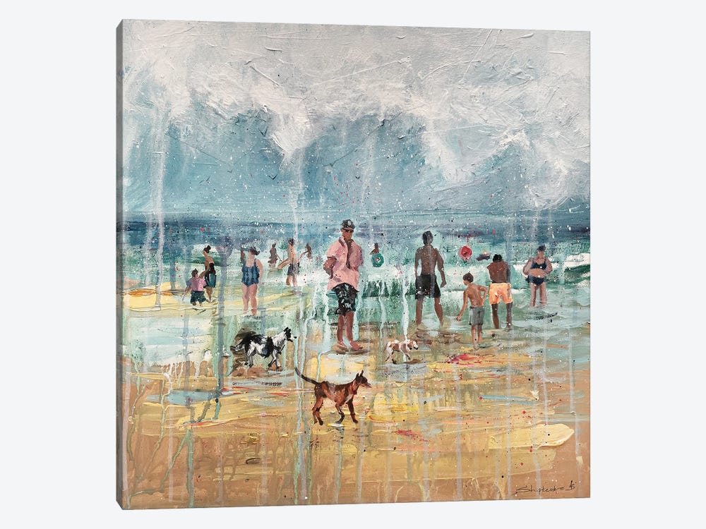 On The Beach by Bogdan Shiptenko 1-piece Canvas Wall Art
