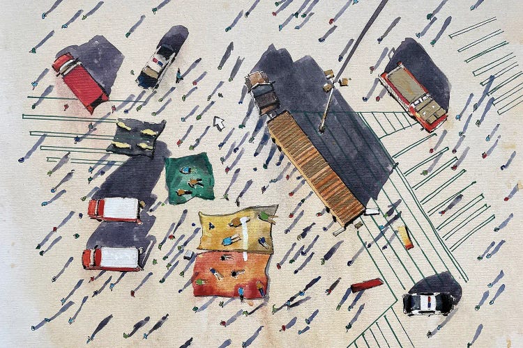 Los Angeles by Bogdan Shiptenko wall art