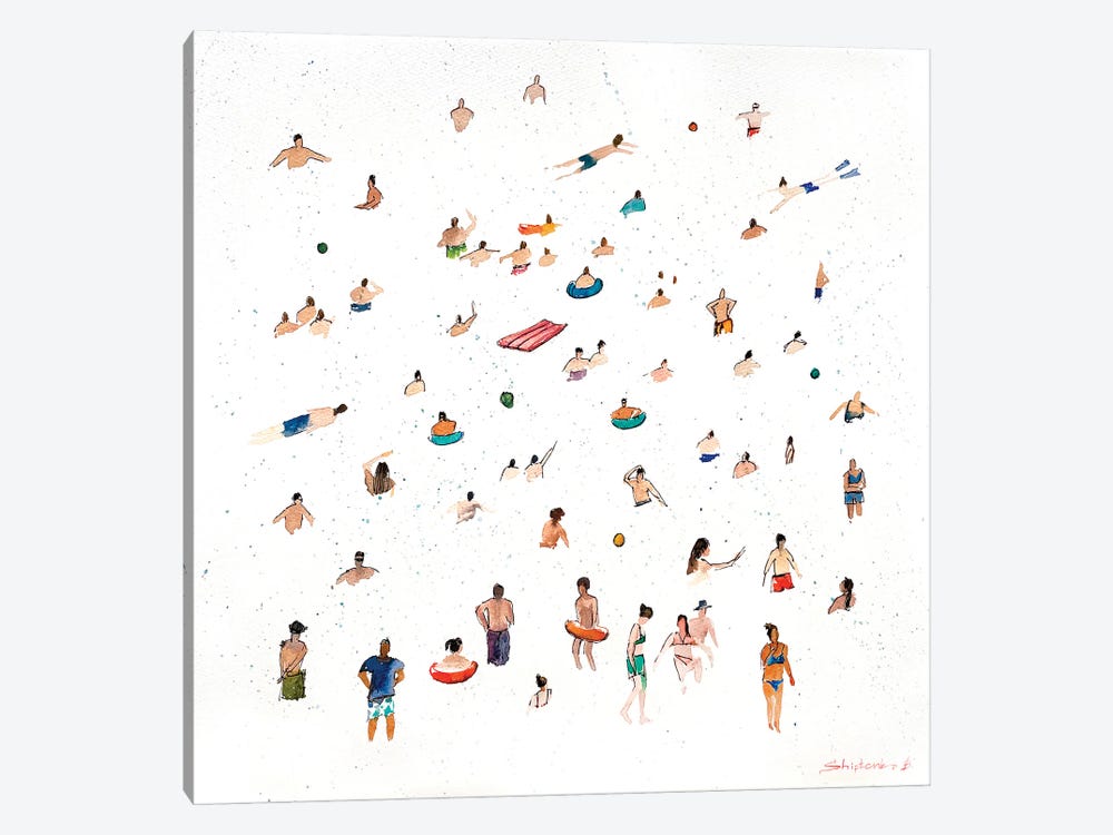 Bathing Season by Bogdan Shiptenko 1-piece Art Print