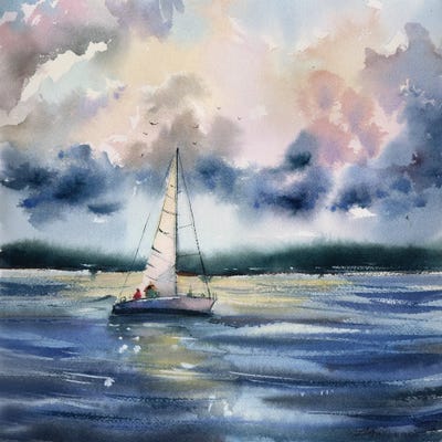 Black Sea by Bogdan Shiptenko multi panel art