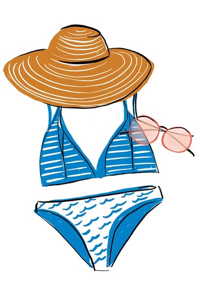 Women's Swimsuits: Soak up the Sun II by Blanckslate