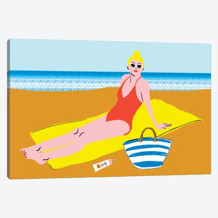 Beachy Keen II Canvas Print #BSL16} by Blanckslate Canvas Art
