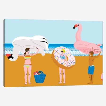 Beachy Keen Collection Canvas Print #BSL26} by Blanckslate Canvas Art Print