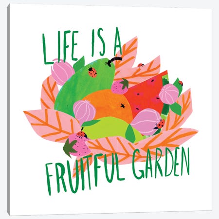 Fruitful Garden I Canvas Print #BSL27} by Blanckslate Canvas Print