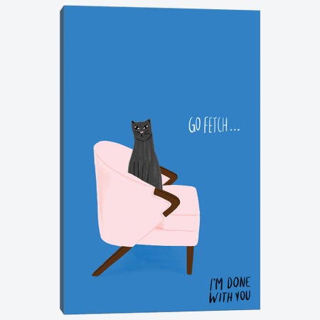 Mod Cats II Canvas Print #BSL4} by Blanckslate Canvas Artwork