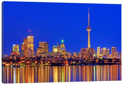 Downtown Skyline, Toronto, Ontario, Canada Canvas Art Print