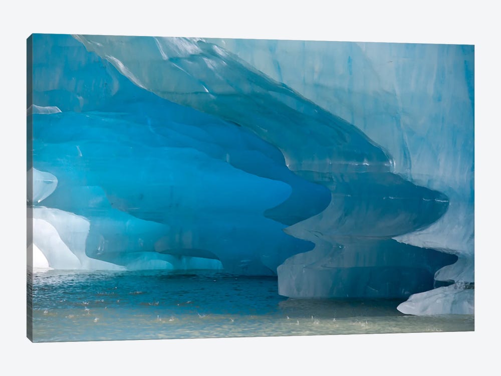 Melting Patterns Are Amazing On This Iceberg In Shakes Lake by Betty Sederquist 1-piece Art Print