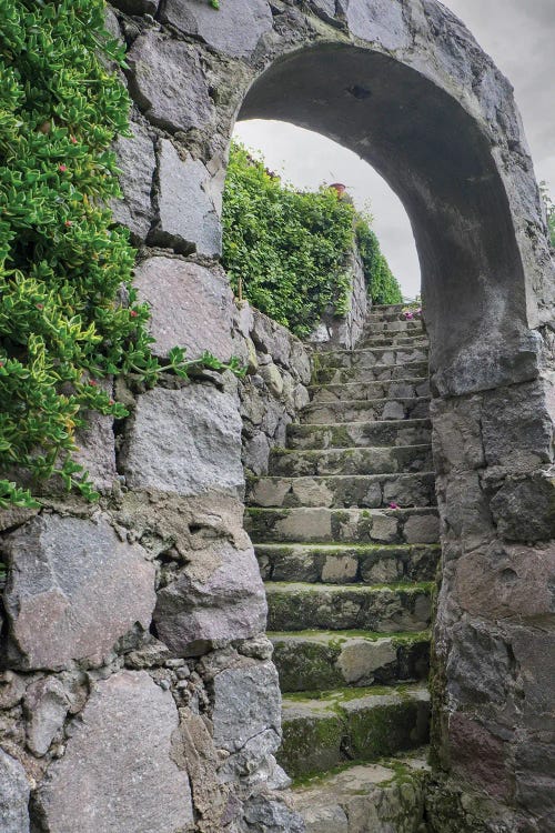 These Old Stone Steps Connect Courtyards At A Home In The High Andes