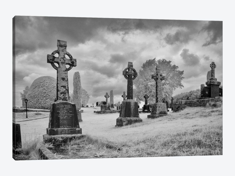 Celtic Crosses, County Mayo, Ireland by Betty Sederquist 1-piece Canvas Print