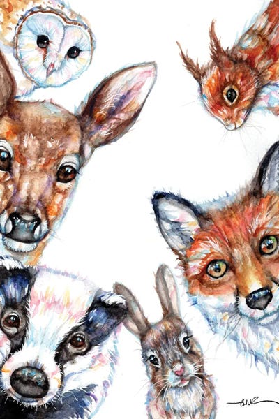 Badgers: Peek A Boo by BebesArts