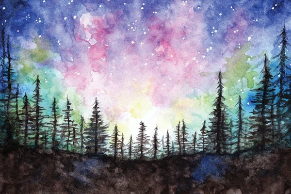 Lakehouse Décor: Northern Lights by BebesArts