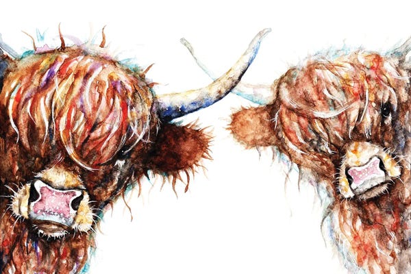 BebesArts: Hairy Cows by BebesArts