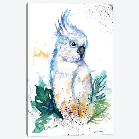 Cockatoo Canvas Print #BSR15} by BebesArts Canvas Wall Art