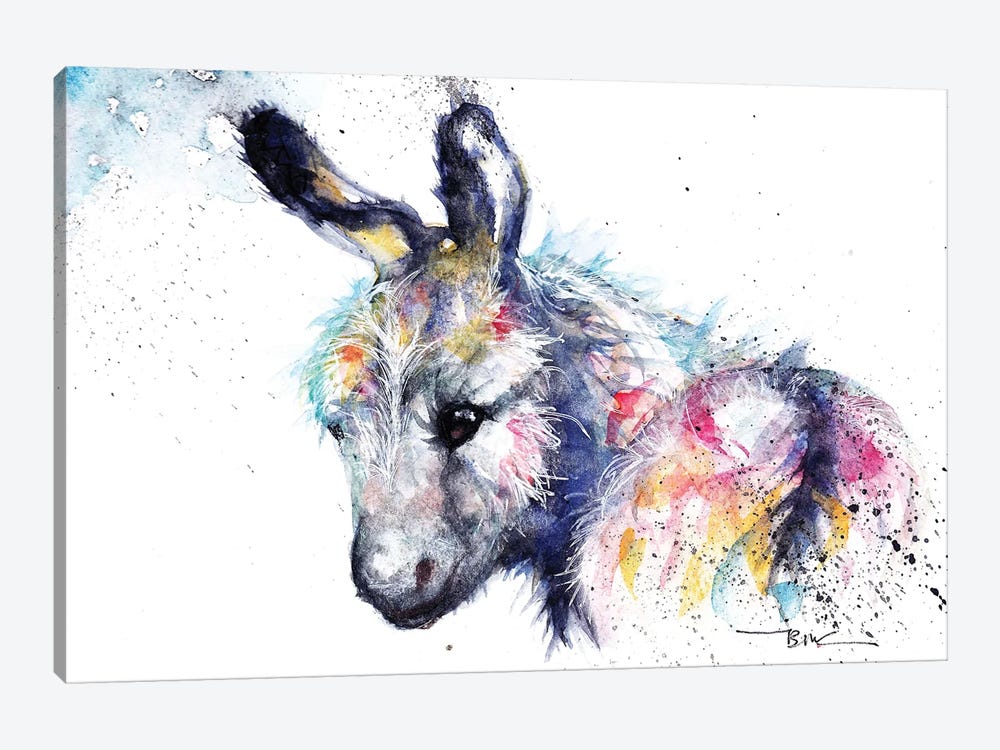 Donkey by BebesArts 1-piece Canvas Wall Art