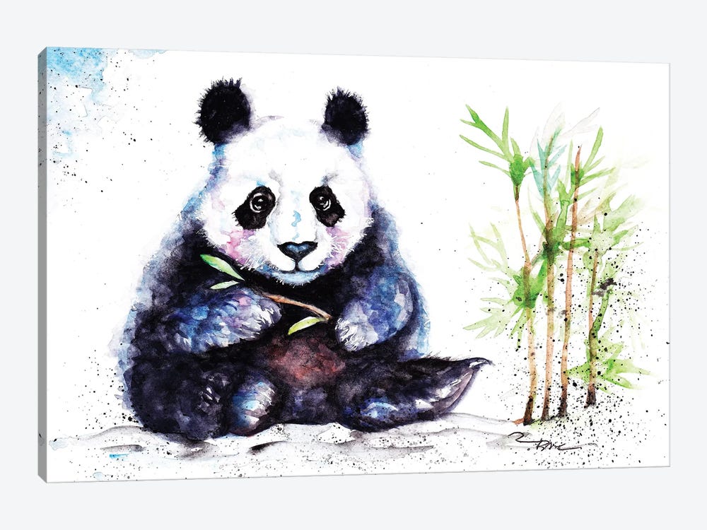 Little Panda by BebesArts 1-piece Canvas Print