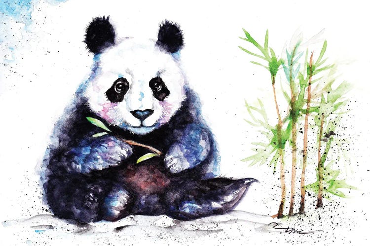 Little Panda by BebesArts wall art