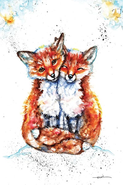 Foxes: Lovin' Foxes by BebesArts