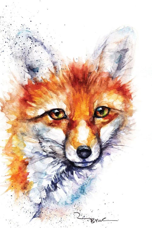 Pretty Vixen by BebesArts wall art