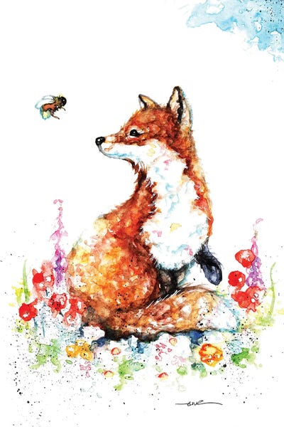 Foxes: Summer Fox by BebesArts