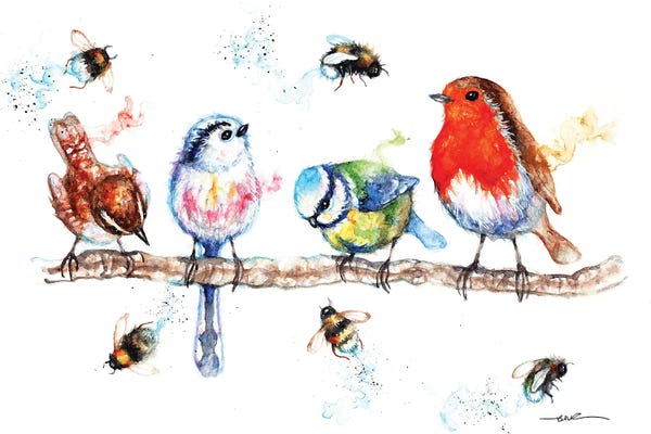 Bees: The Birds And The Bees by BebesArts