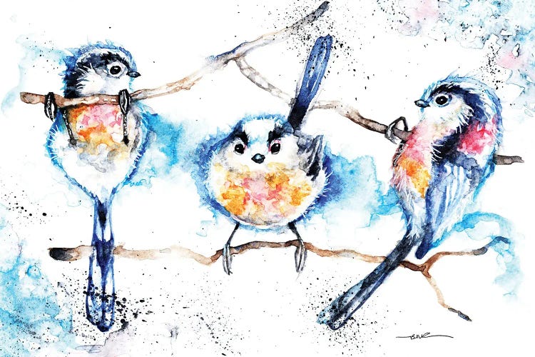 Three's Company by BebesArts wall art