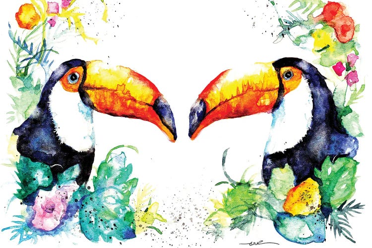 Toucan Play That Game! by BebesArts wall art