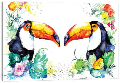 Toucan Play That Game! Canvas Art Print - BebesArts