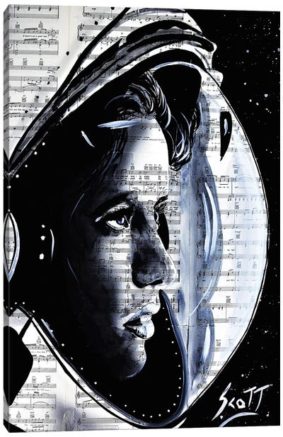 The First Mother In Space Canvas Art Print - Brandon Scott
