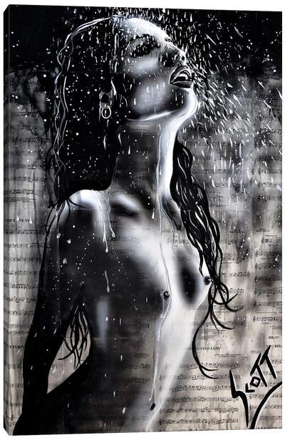 The Rain Canvas Art Print - Brandon Scott