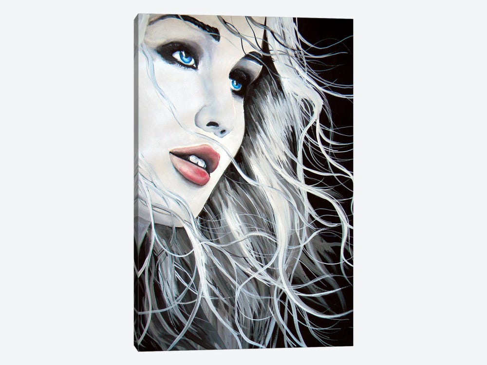 Jennifer Lawrence by Brandon Scott 1-piece Canvas Art Print