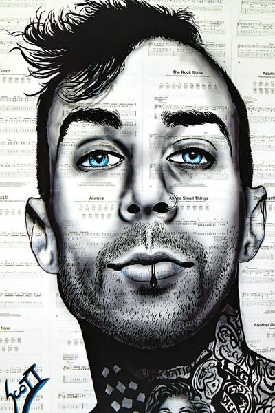 Travis by Brandon Scott framed canvas print