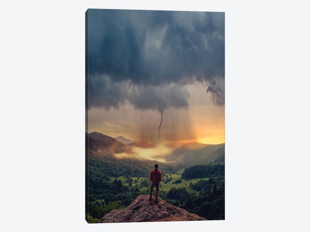 Tornado Thoughts by Brent Shavnore 1-piece Canvas Wall Art