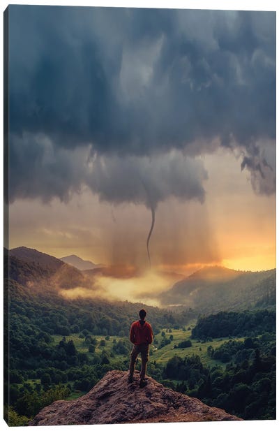 Tornado Thoughts Canvas Art Print - Aerial Photography