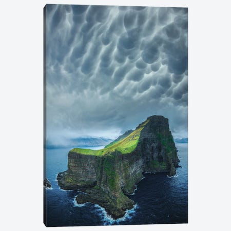 Foggy Faroe Islands Canvas Print #BSV15} by Brent Shavnore Canvas Art