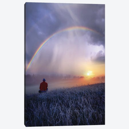 Frozen Rainbows Canvas Print #BSV16} by Brent Shavnore Canvas Wall Art