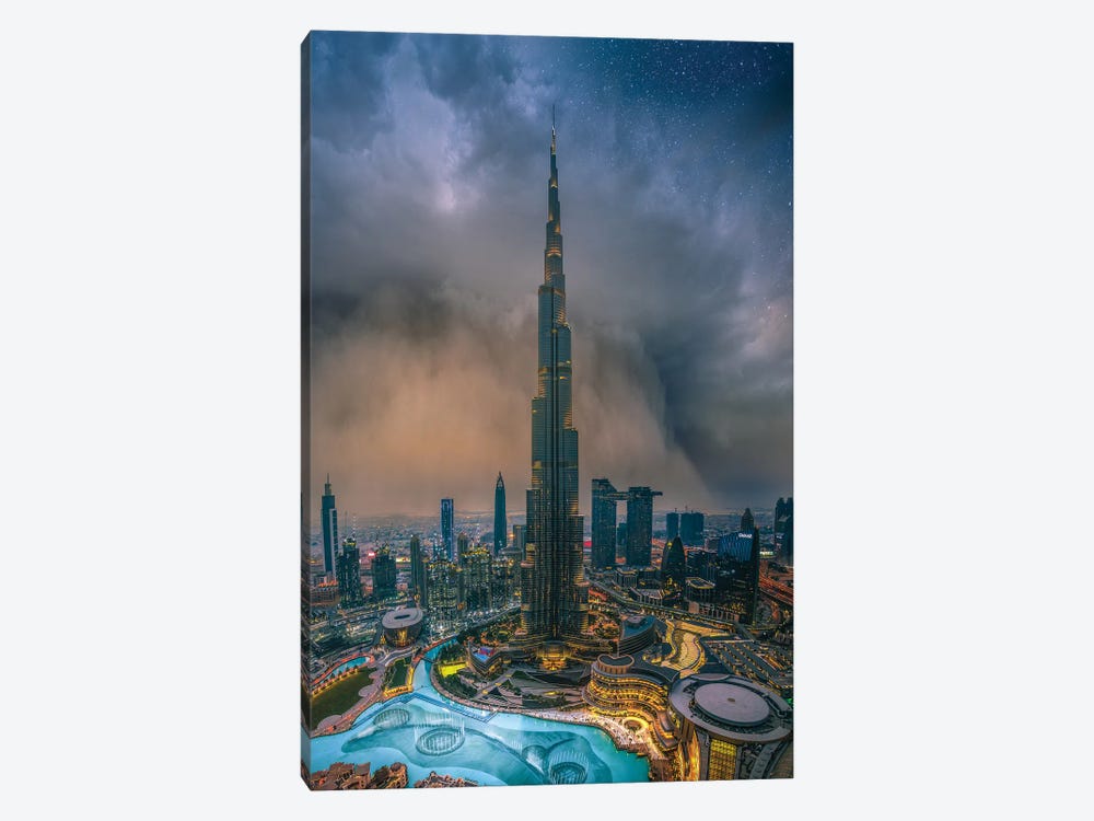 Dubai Sandstorm by Brent Shavnore 1-piece Canvas Print