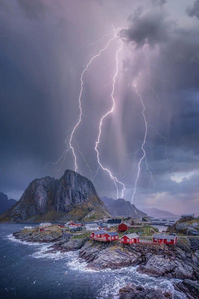 Rocky Beaches: Norway Lights by Brent Shavnore