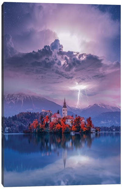 Lake Bled Perfection Canvas Art Print - Slovenia