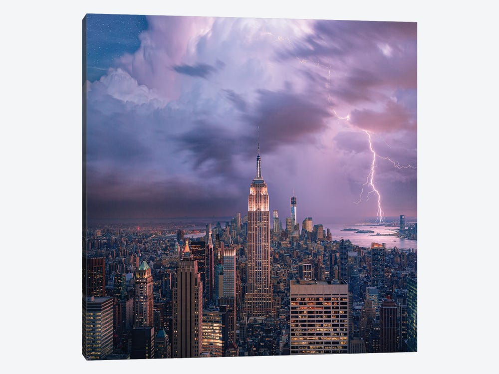 New York City Dreaming by Brent Shavnore 1-piece Canvas Wall Art