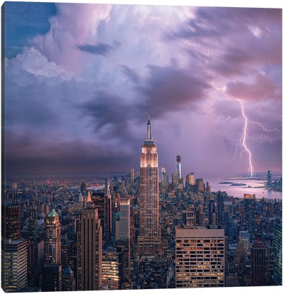 New York City Dreaming Canvas Art Print - Brent Shavnore