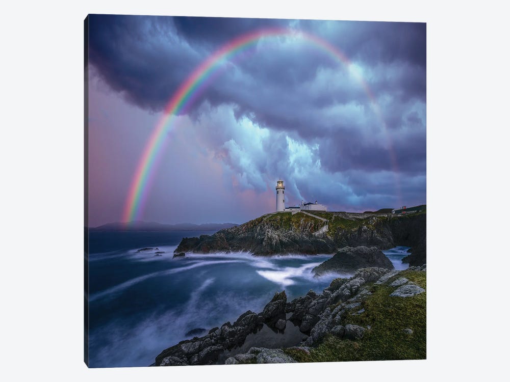 Rainbow Over Ireland by Brent Shavnore 1-piece Canvas Artwork
